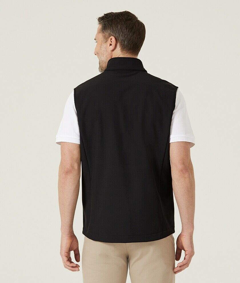 Mens NNT Warm Bonded Fleece Sleeveless Zip Vest Black Navy Business Smart CATF2H- Bannav S Bannav LLC