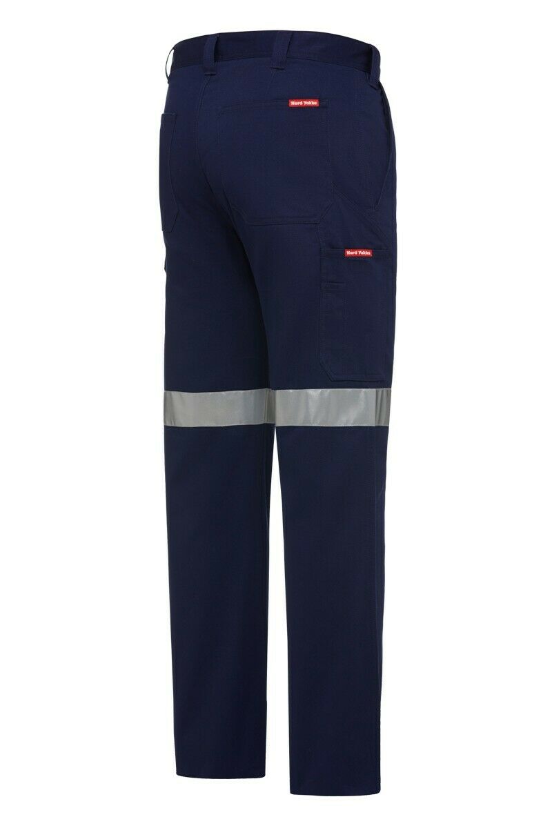 Mens Hard Yakka Core Drill Pants Work Cotton Taped Pocket Cargo Tough Y02575- Bannav S Bannav LLC
