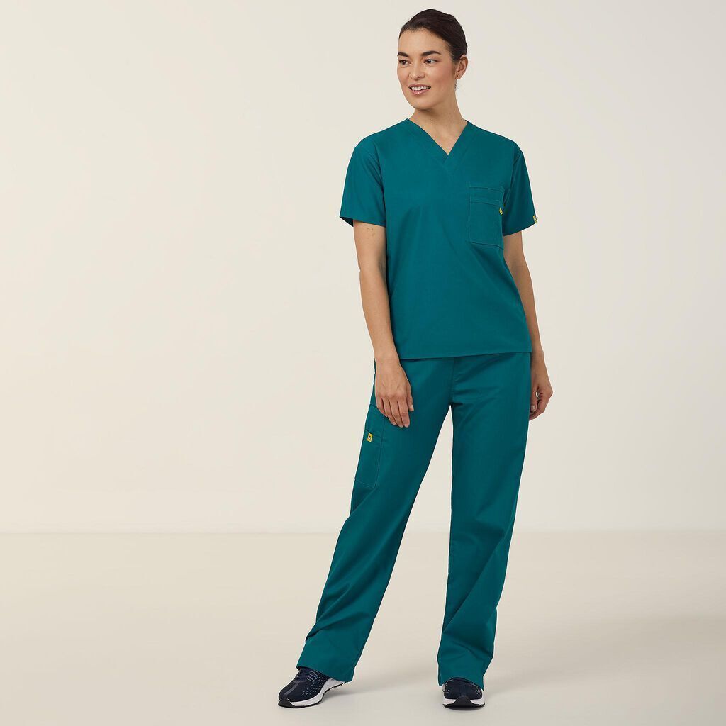 NNT Unisex Wonderwink 4 Pack Origins Relaxed Fit Comfy Scrub Pant Sierra CATQ3C- Bannav S Bannav LLC