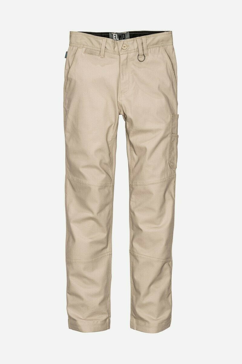 Womens Elwood Basic Work Pants Stretch Canvas Phone Pocket Tough Strong EWD502- Bannav S Bannav LLC