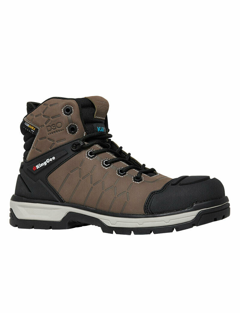 KingGee Mens Quantum Premium Quality Boots Leather Light Safety Work K27120- Bannav S Bannav LLC