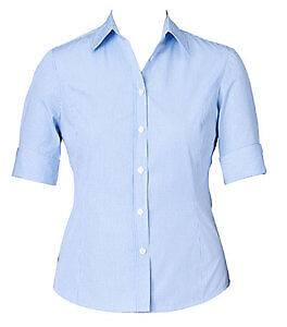 NNT Womens Discontinued Gingham S/S French Cuff Shirt Business Shirt CAT47G- Bannav S Bannav LLC