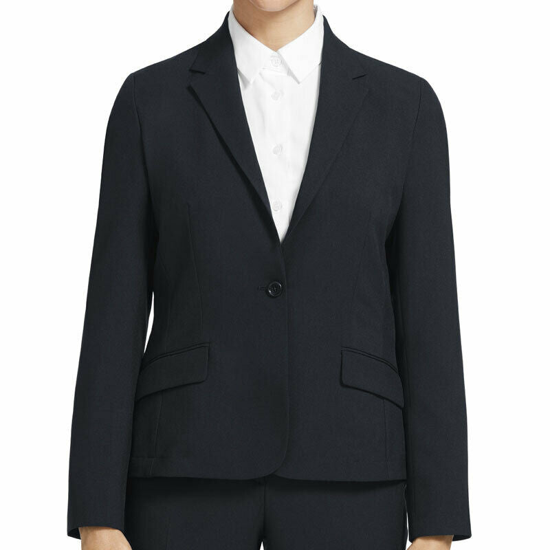 NNT Womens Helix Dry Poly 1 Button Mid Length Long Sleeve Business Jacket CAT1E4- Bannav S Bannav LLC