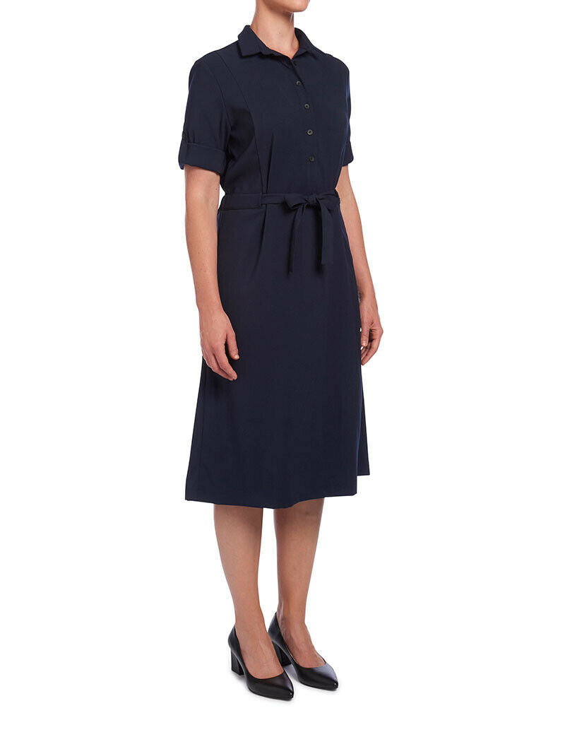 NNT Womens Shirt Classic Fit Dress Adjustable Sleeve Knee Length Comfort CAT67Y- Bannav S Bannav LLC