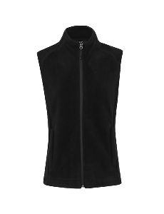 NNT Mens Polar Fleece Vest Classic Fit Black Front Zip Opening Vest CAT745- Bannav S Bannav LLC