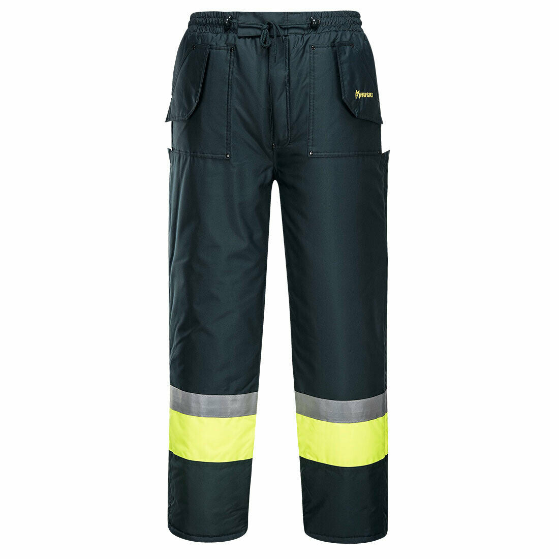 Portwest Mens Huski Freezer Pants Waterproof Reflective Taped Work Safety K8047- Bannav S Bannav LLC