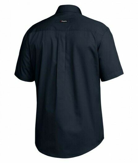 KingGee Mens Tradies Shirt S/S Lightweight Breathable Slim Fit Work K14355- Bannav S Bannav LLC