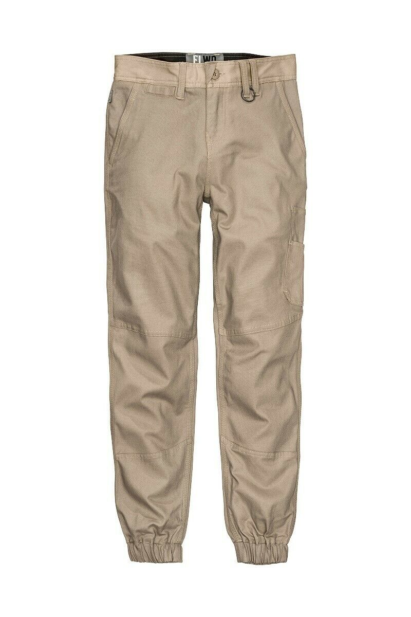 Elwood Women Cuffed Pant Stretch Canvas Elastic Cuff Comfortable Workwear EWD503- Bannav S Bannav LLC