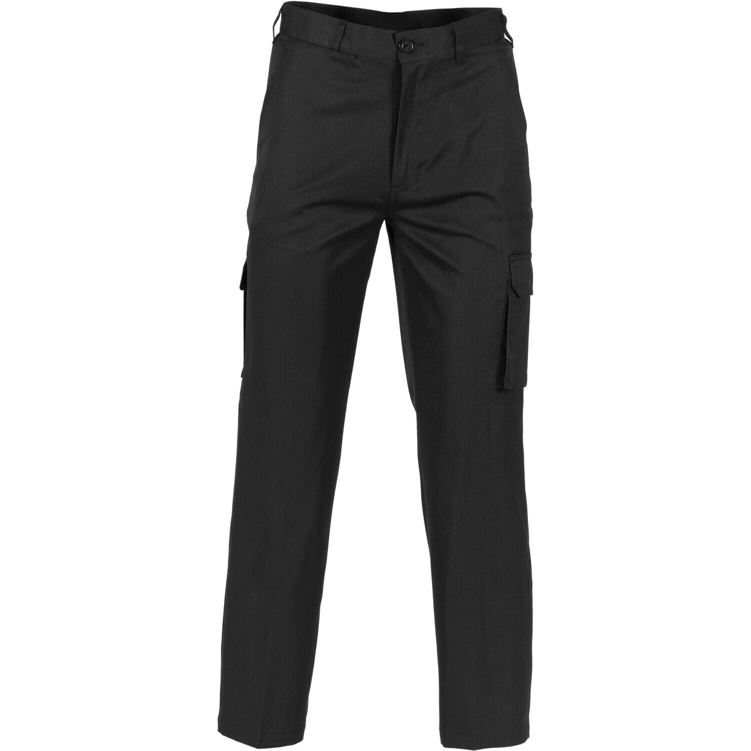 DNC Workwear Mens Permanent Press Cargo Pants Comfortable Work 4504- Bannav S Bannav LLC