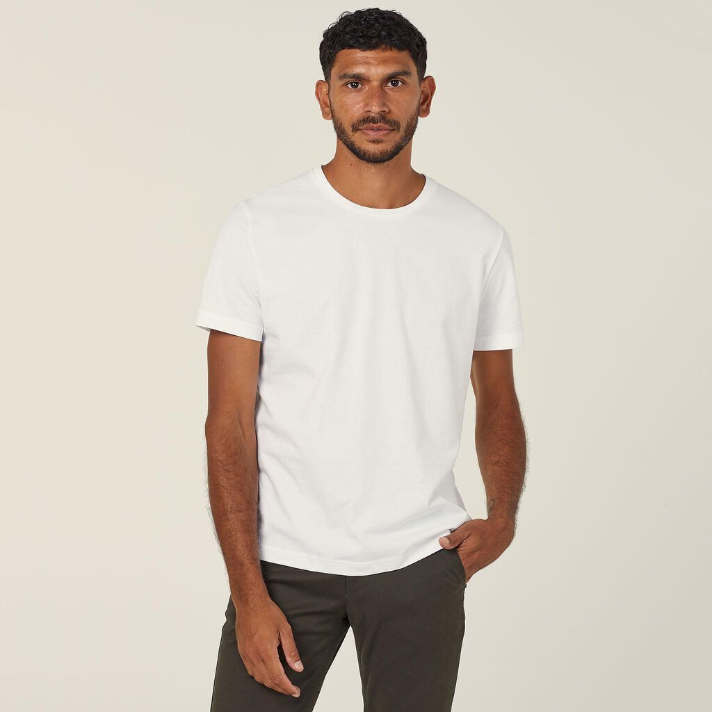 NNT Mens 4 Pack Cotton Jersey Comfy Short Sleeve Crew Neck Tee CATJ8W- Bannav S Bannav LLC