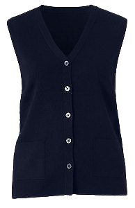 NNT Womens Wool Rich V Neck Vest Classic Ribbed Trim Vest CAT51D- Bannav S Bannav LLC