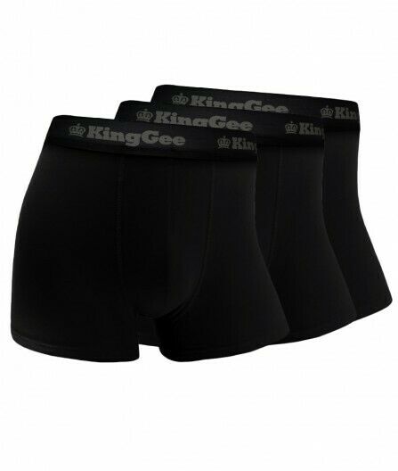 KingGee Mens Bamboo Work Trunk 3 Pack Superior Jocks Comfort Breathable K19005- Bannav S Bannav LLC