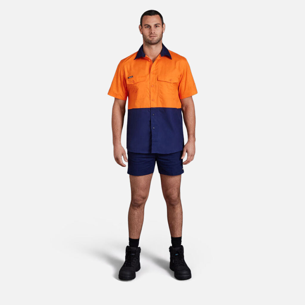 KingGee Mens 2 Pack Traders Durable Cargo Comfort Waist Short Shorts K17007- Bannav S Bannav LLC