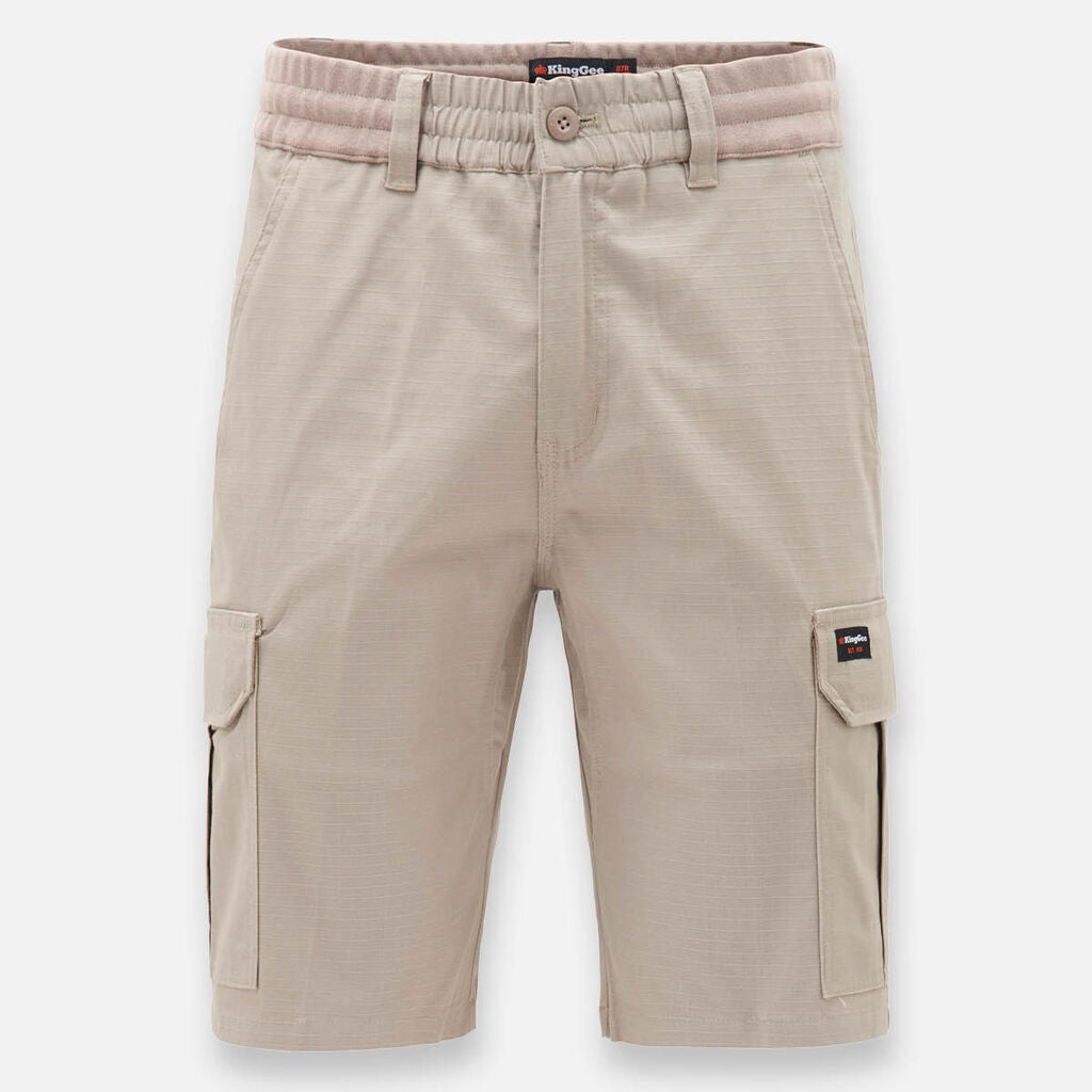 KingGee Mens 4 PACK Traders Tough Durable Cargo Comfort Waist Shorts K17007- Bannav S Bannav LLC