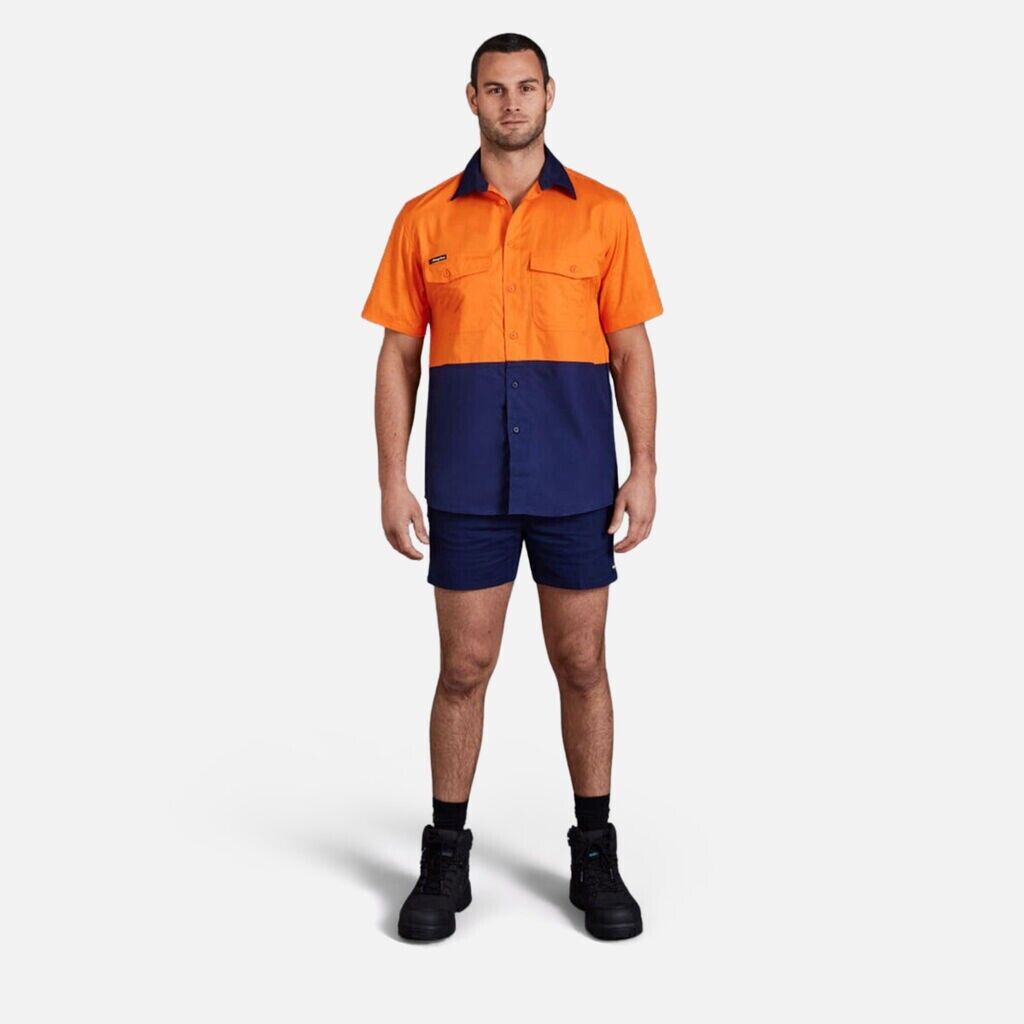 KingGee Mens 2 Pack Traders Durable Cargo Comfort Waist Short Shorts K17007- Bannav S Bannav LLC
