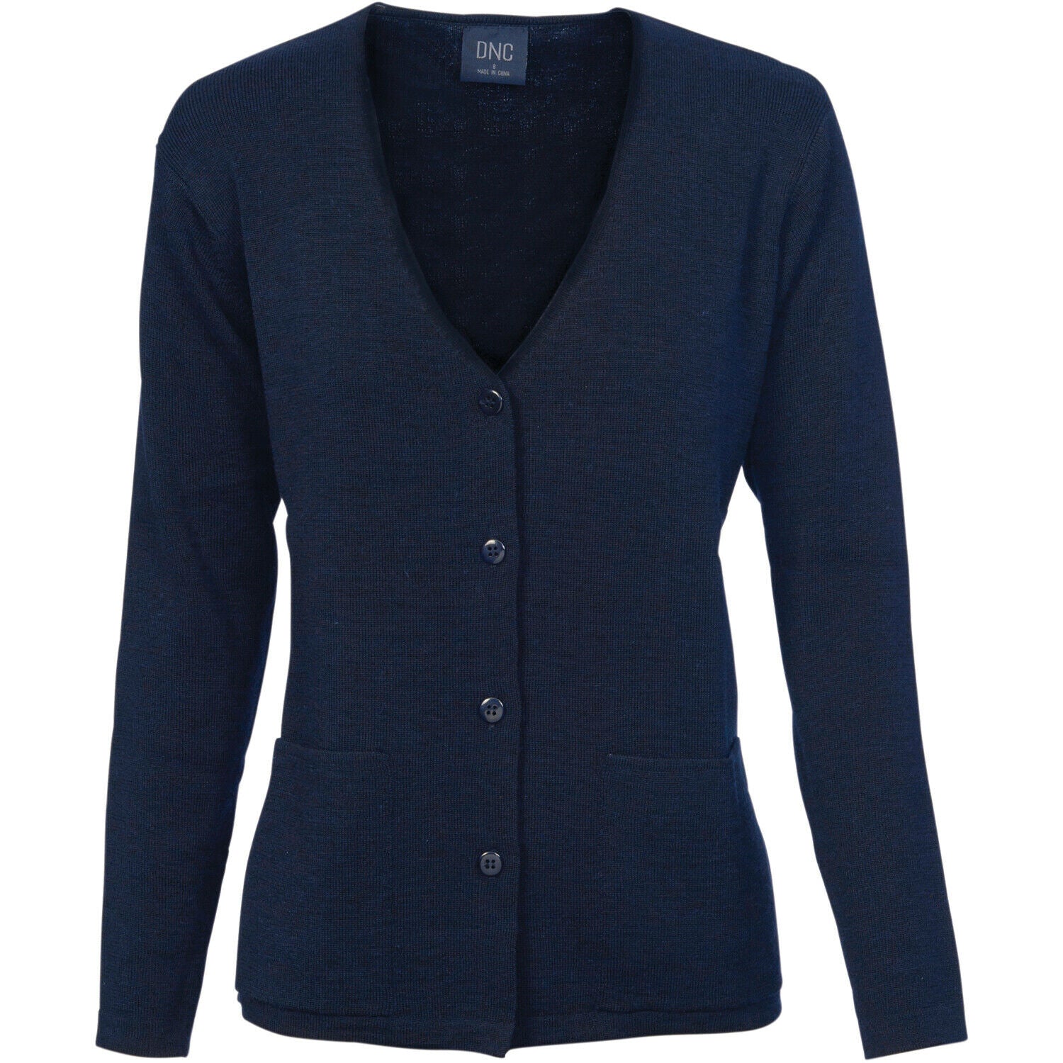 DNC Womens Ladies Cardigan Wool Blend Wide Neck Winter Body Warmer Comfort 4332- Bannav S Bannav LLC