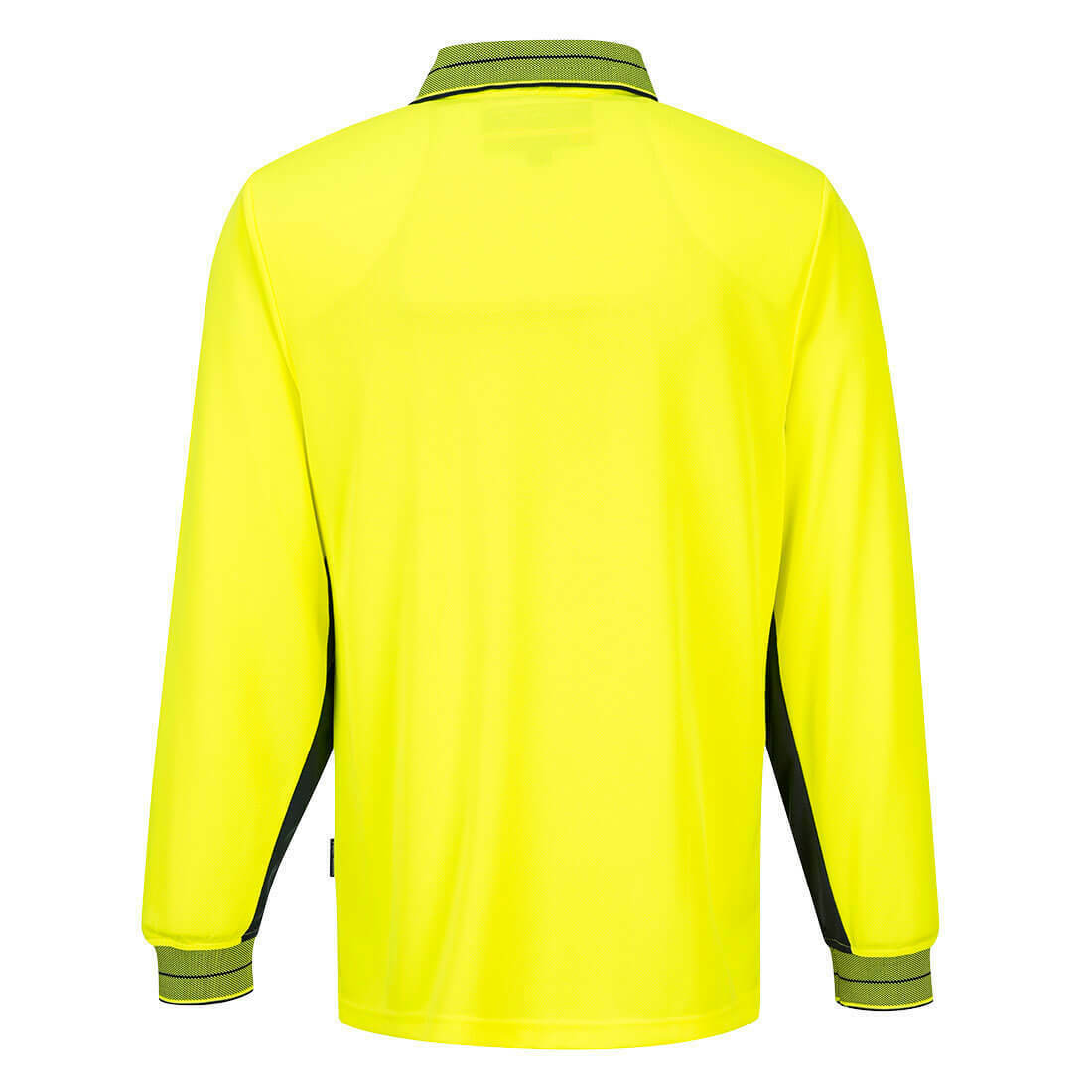 Portwest Mens Prime Mover Long Sleeve Micro Mesh Work Polo Shirt Cool Dry MP113- Bannav S Bannav LLC