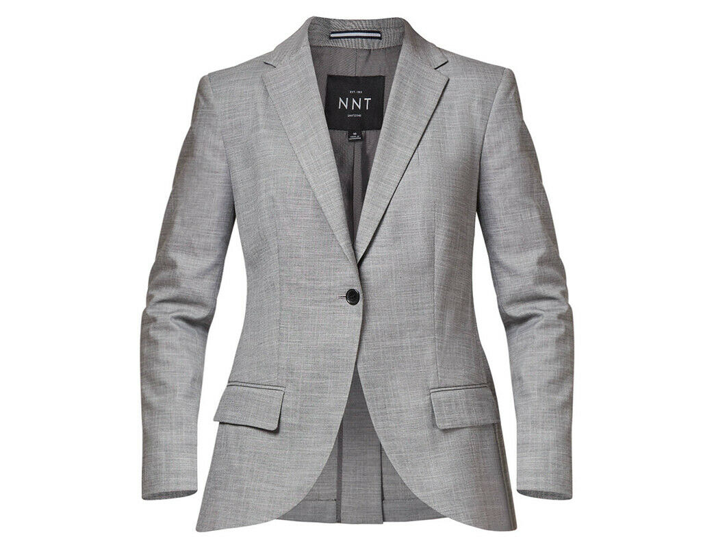 NNT Womens Formal Blazer Half Lined 1 Button Linen Look Jacket  Business CAT1E9- Bannav S Bannav LLC