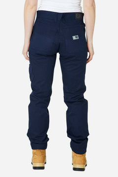 Womens Elwood Basic Work Pants Stretch Canvas Phone Pocket Tough Strong EWD502- Bannav S Bannav LLC