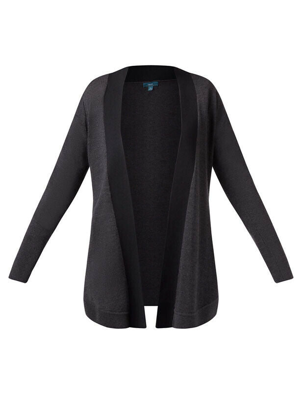 NNT Womens Pure Wool Knit Long Lined Jacket Formal Body Warmer Business CAT5B2- Bannav S Bannav LLC