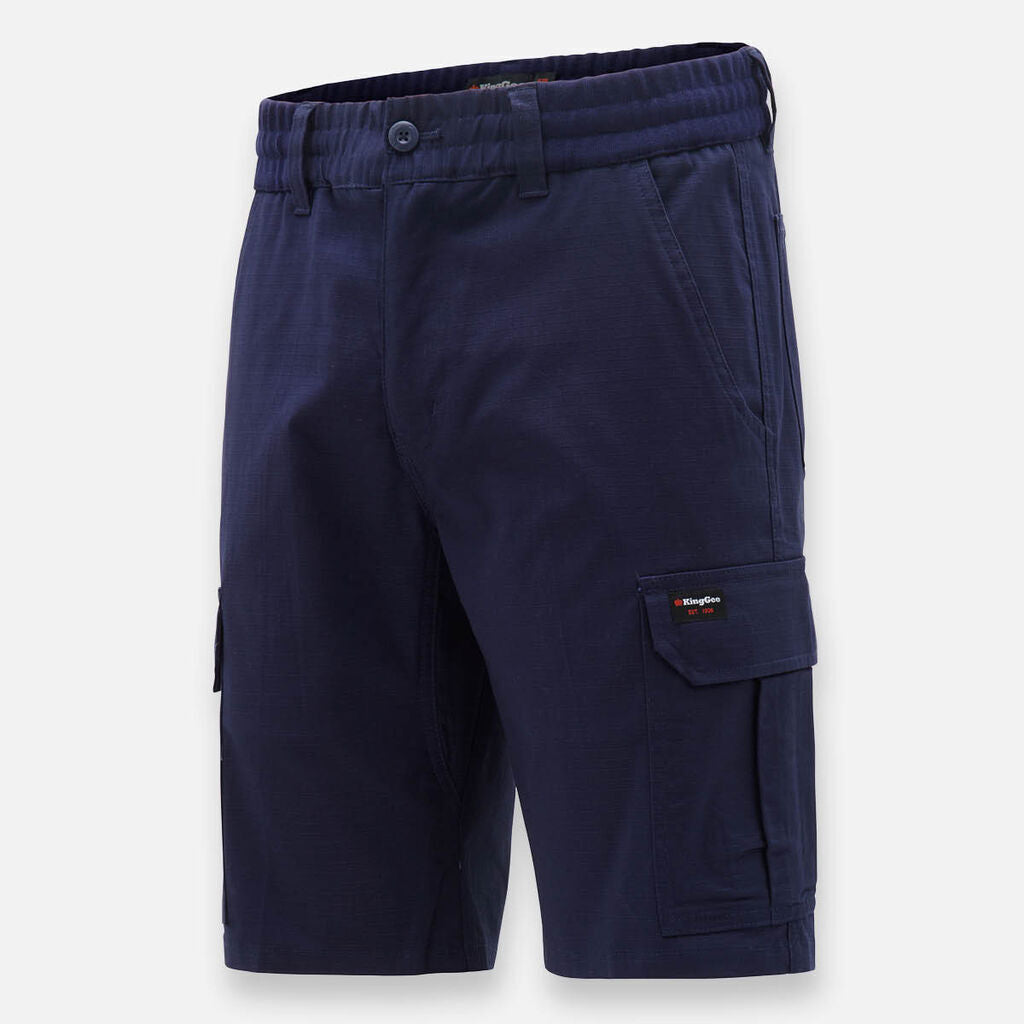 KingGee Mens 4 PACK Traders Tough Durable Cargo Comfort Waist Shorts K17007- Bannav S Bannav LLC