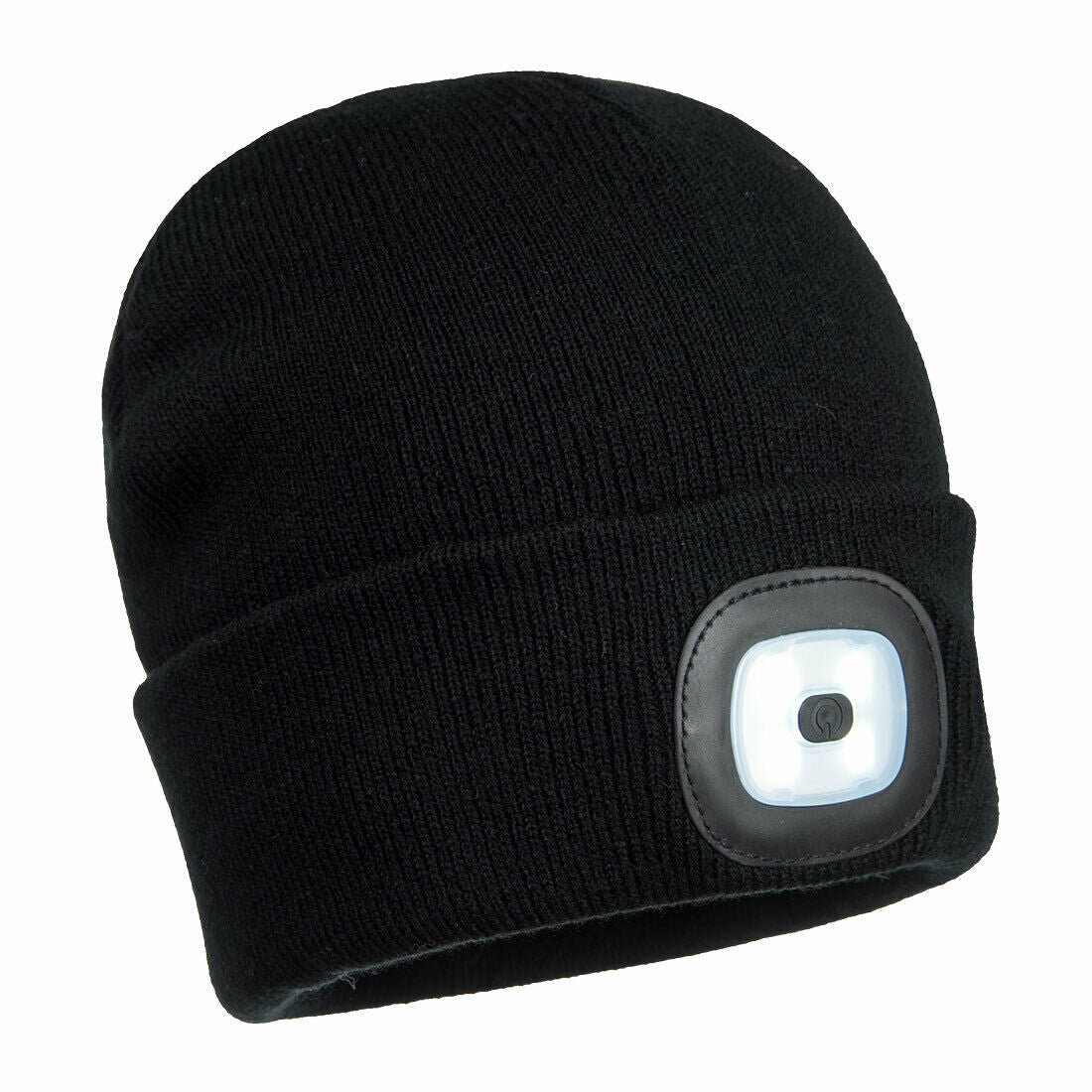 Portwest Mens Beanie Hat LED Head Light USB Rechargeable Warm Work Comfort B029- Bannav S Bannav LLC