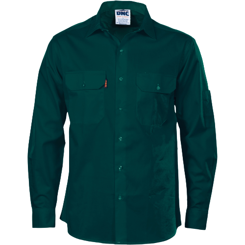 DNC Workwear Cool-Breeze Work Shirt - Short Sleeve Lightweight Cotton 3208- Bannav S Bannav LLC
