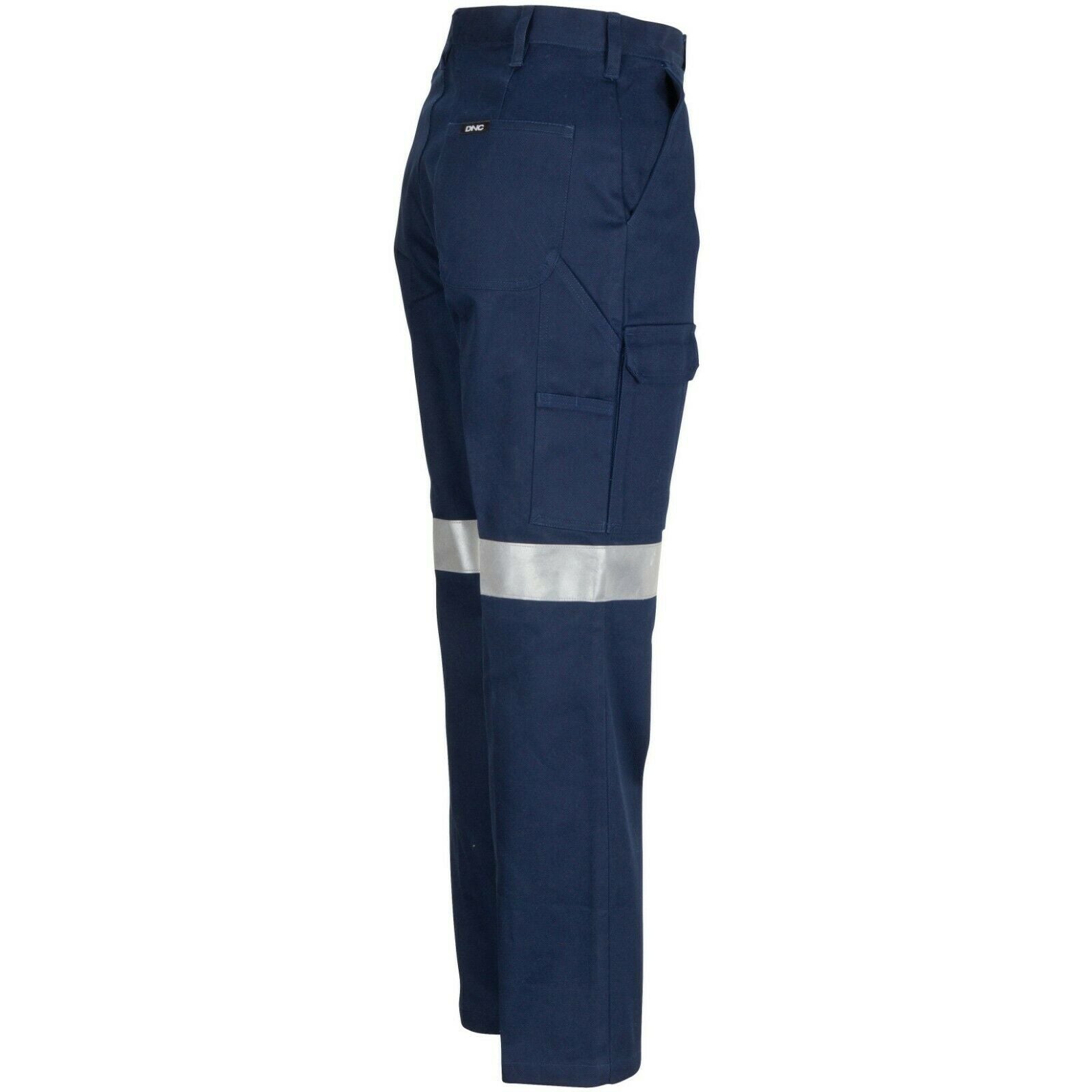 DNC Workwear Men RipStop Cargo Pants CSR Reflective Taped Tough Pant Work 3386- Bannav S Bannav LLC