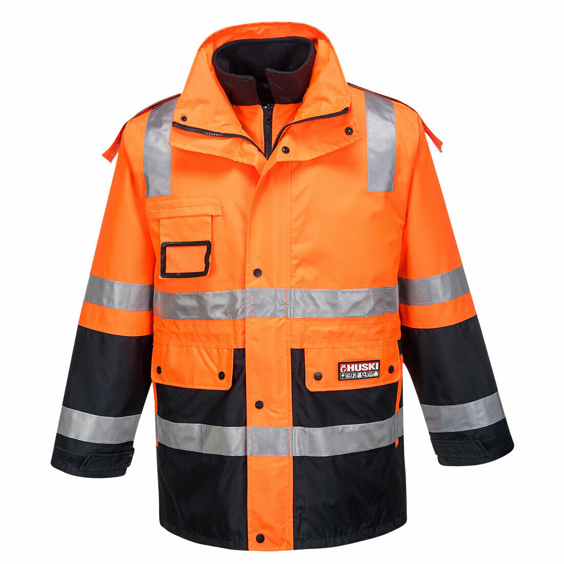 Portwest Mens Huski Chassis Jacket Softshell 2 in 1 Reflective Safety Tape K8074- Bannav S Bannav LLC