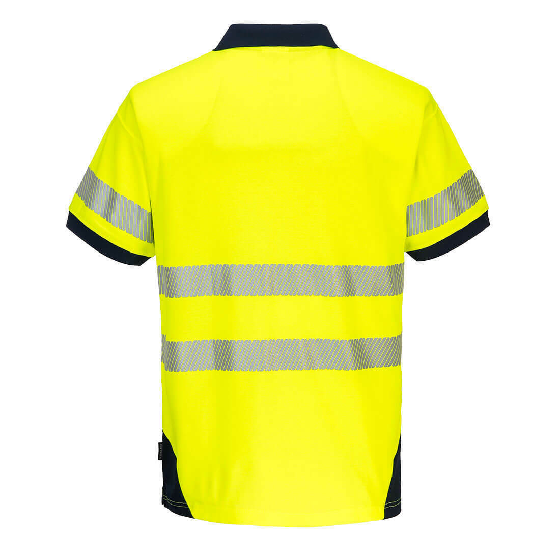 Portwest Mens PW3 Hi-Vis Polo Short Sleeve Cool Dry Comfy Taped Work Shirt T182- Bannav S Bannav LLC