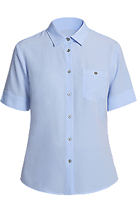 NNT Mens Silvi Spot Print S/S Shirt Classic Fit Collared Business Wear CATU7H- Bannav S Bannav LLC