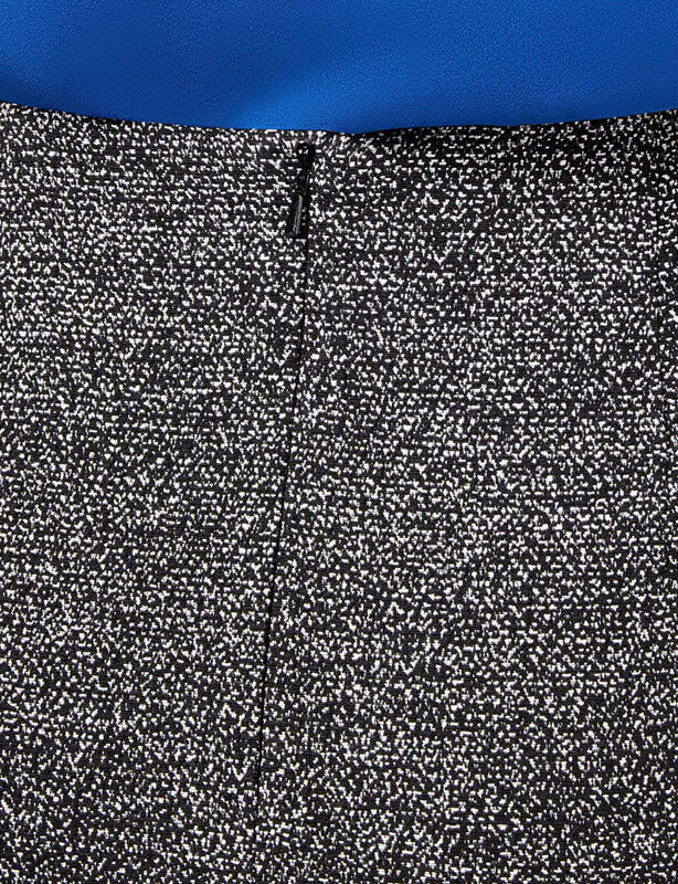 NNT Womens Business Textured Tweet Pencil Skirt Cotton Knee length CAT2NG- Bannav S Bannav LLC