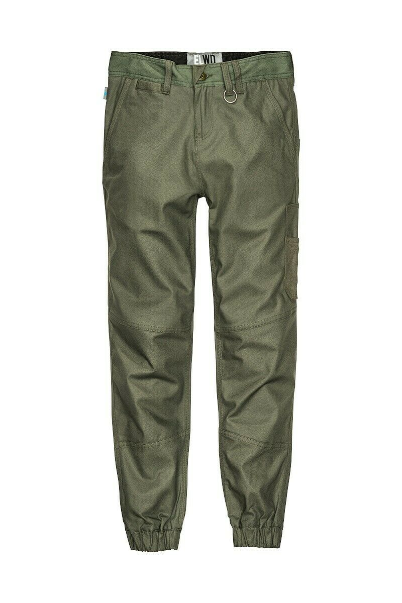 Elwood Women Cuffed Pant Stretch Canvas Elastic Cuff Comfortable Workwear EWD503- Bannav S Bannav LLC