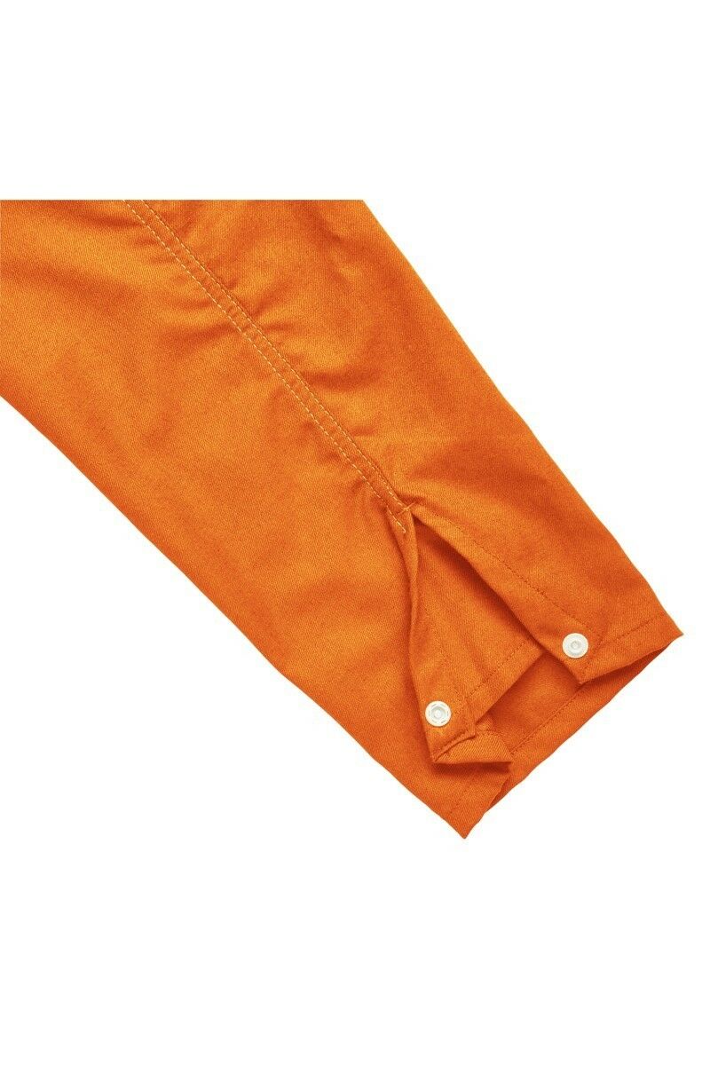 Mens Hard Yakka Protect Hi-Vis Safety Orange Tecgen Coverall Lightweight Y00100- Bannav S Bannav LLC