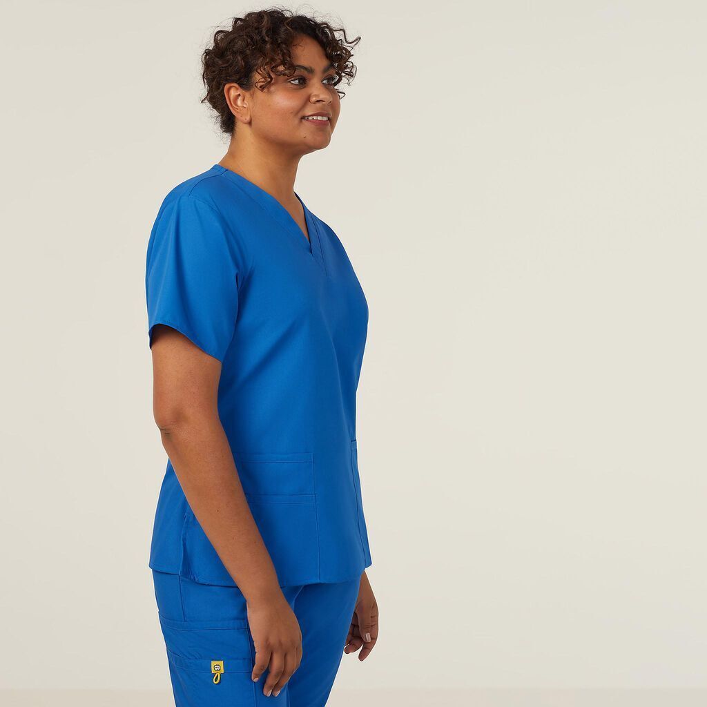 NNT Womens 2 Pack Wonderwink Origins V Neckline Comfy Scrub Top Bravo CATU66- Bannav S Bannav LLC