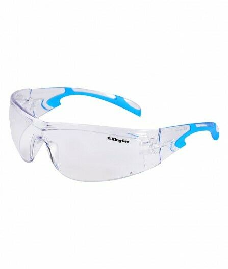 KingGee Unisex Drill Clear Work Safety Glasses Workwear Smoke Lens K99063- Bannav S Bannav LLC