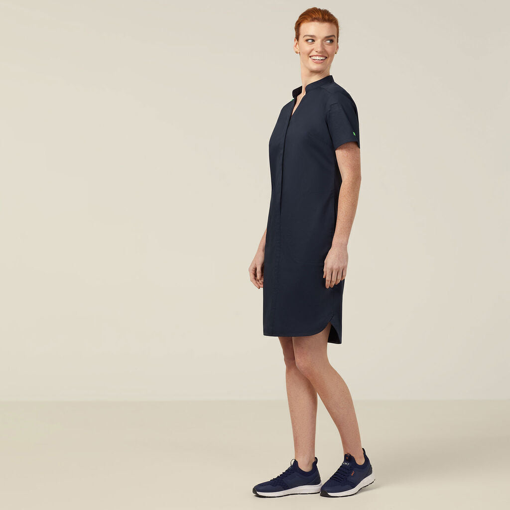 NNT Womens Next-Gen Antibacterial Active Wear Cotton Anderson Scrub Dress CAT697- Bannav S Bannav LLC