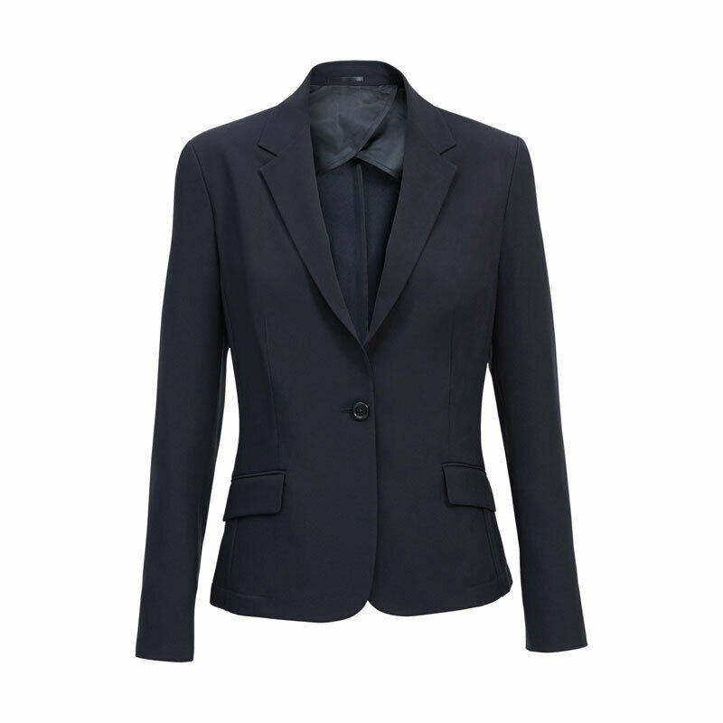 NNT Womens Helix Dry Poly 1 Button Mid Length Long Sleeve Business Jacket CAT1E4- Bannav S Bannav LLC