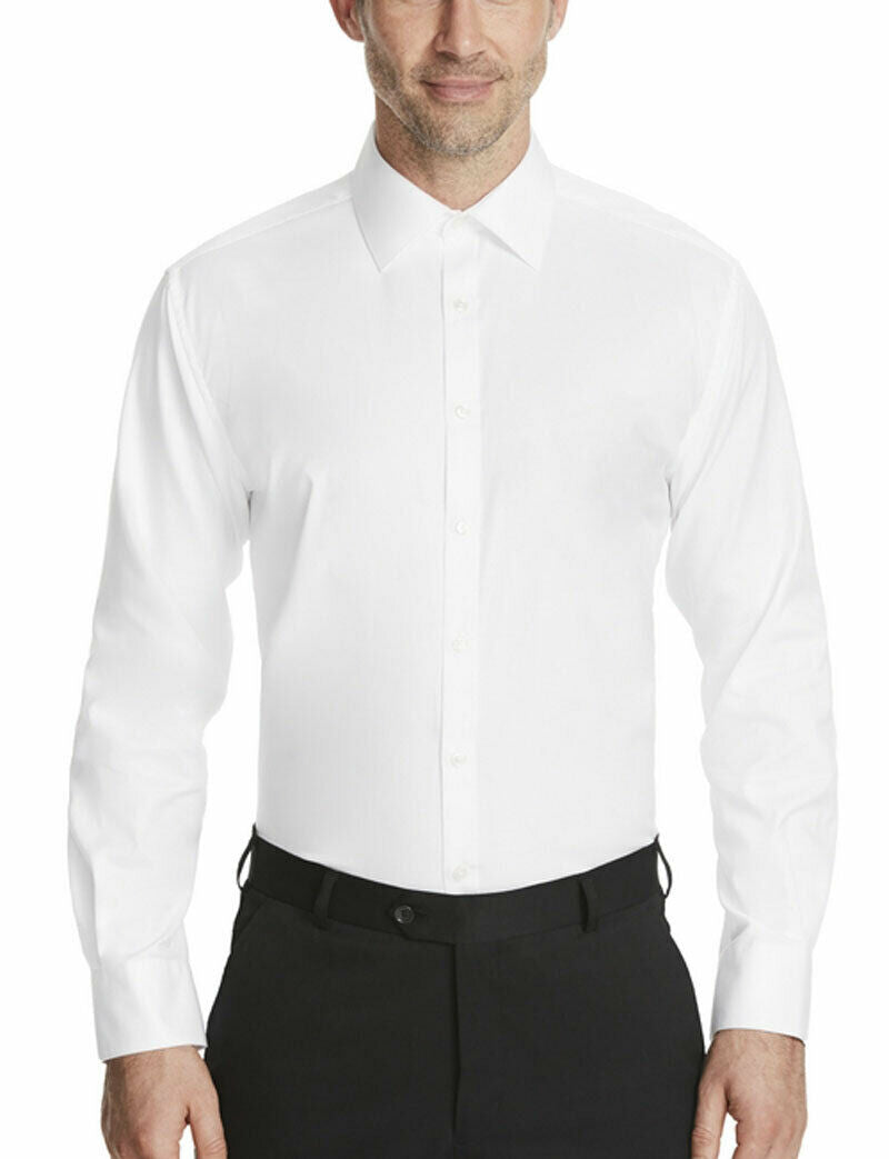 NNT Mens Long Sleeve Honeycomb Cutaway Collar Classic Shirt Business CATJ2S- Bannav S Bannav LLC