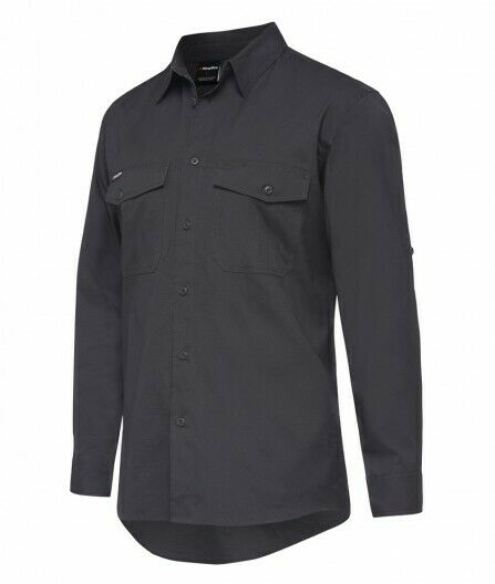 KingGee Mens Workcool 2 Shirt Long Sleeve Lightweight Breathable Workwear K14820- Bannav S Bannav LLC