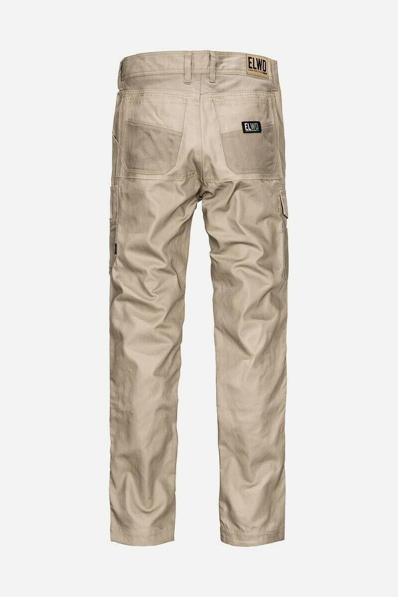 Mens Elwood Slim Pants Stretch Canvas Work Utility Safety Tradie Phone EWD105- Bannav S Bannav LLC
