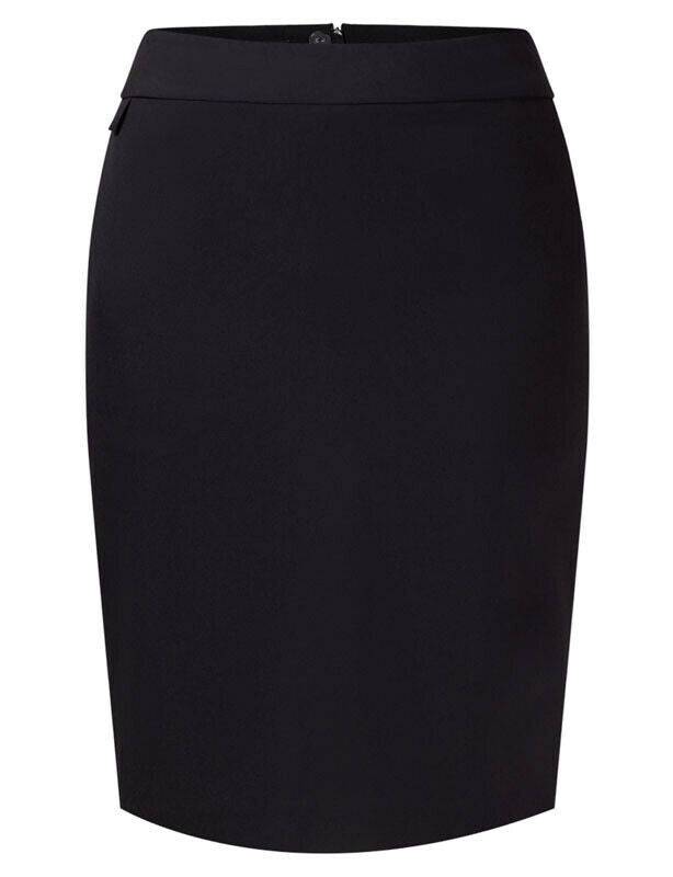 NNT Womens Business Helix Dry Poly Pencil Skirt Detail Invisible Zip CAT2NH- Bannav S Bannav LLC