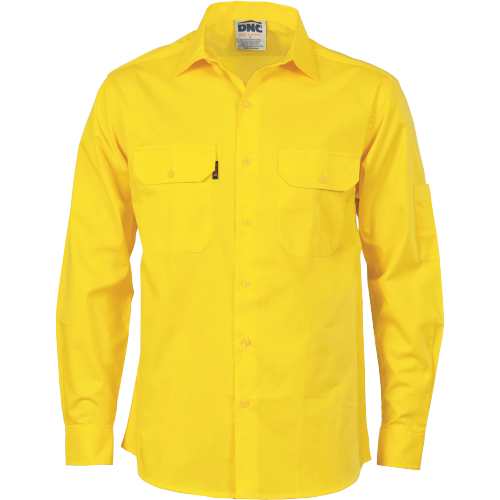 DNC Workwear Cool-Breeze Work Shirt - Short Sleeve Lightweight Cotton 3208- Bannav S Bannav LLC