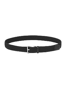 NNT Mens Stretch Belt Metal Buckle Fastening Leather Webbing Belt CATAS4- Bannav S Bannav LLC