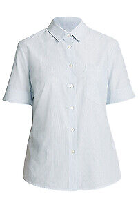 NNT Mens Textured Stripe SS Shirt Button Slimline Collared Shirt CATU65- Bannav S Bannav LLC