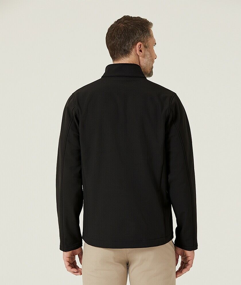 Mens NNT Warm Fleece Bonded Fleece Zip Jacket Black Navy Business Smart CAT1ET- Bannav S Bannav LLC