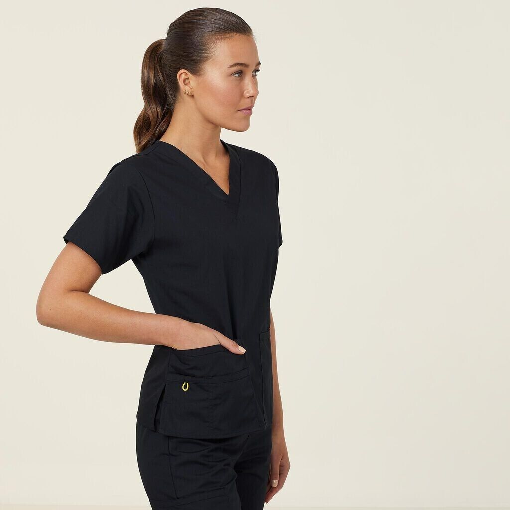 NNT Womens 2 Pack Wonderwink Origins V Neckline Comfy Scrub Top Bravo CATU66- Bannav S Bannav LLC