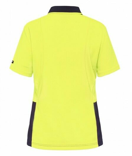 KingGee Womens WorkCool Spliced Polo S/S Shirt Hyperfreeze Work Comfy K44735- Bannav S Bannav LLC
