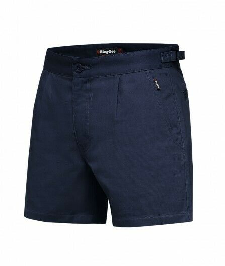 KingGee Drill Utility Shorts Adjustable Welt Pockets Cotton Work K07010- Bannav S Bannav LLC