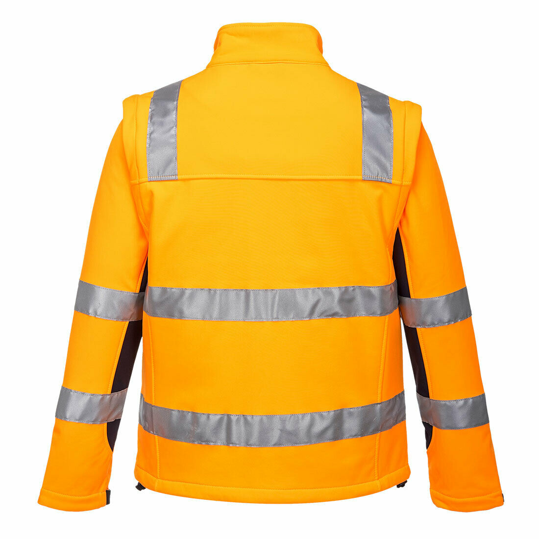 Portwest Mens Huski Chassis Jacket Softshell 2 in 1 Reflective Safety Tape K8074- Bannav S Bannav LLC